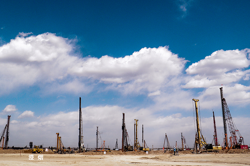 澄城卷煙廠易地改造工程（樁基施工）